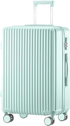 Handgepäck Koffer Hartschalenkoffer mit Rädern Nass- und Trockentrenntasche Leichtgewicht Gepäck Koffer, blau, 128 von Generisch