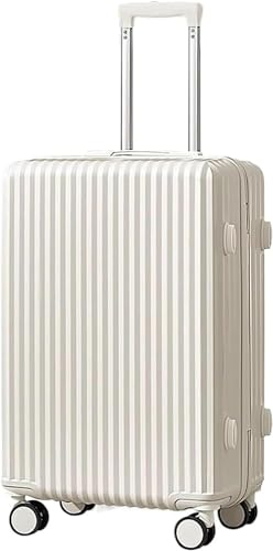 Handgepäck Koffer Hartschalenkoffer mit Rädern Nass- und Trockentrenntasche Leichtgewicht Gepäck Koffer, silber, 55.8 cm von Generisch