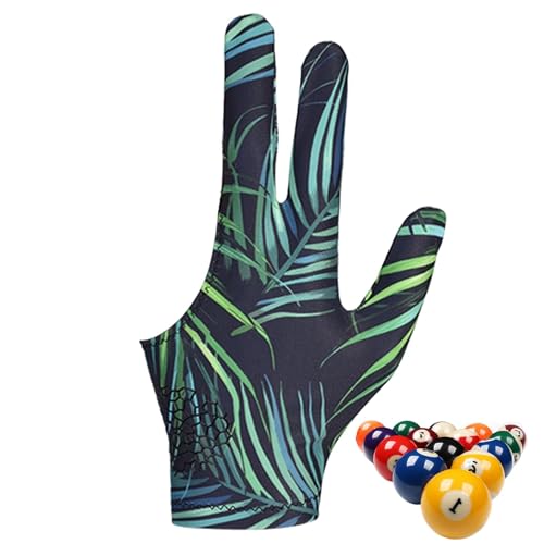 Handschuhe Billard, 3 Finger, Poolhandschuhe, 3 Finger, Poolhandschuhe für linke oder rechte Hand, atmungsaktive Queue-Sporthandschuhe, professionelle Billardhandschuhe von Generisch