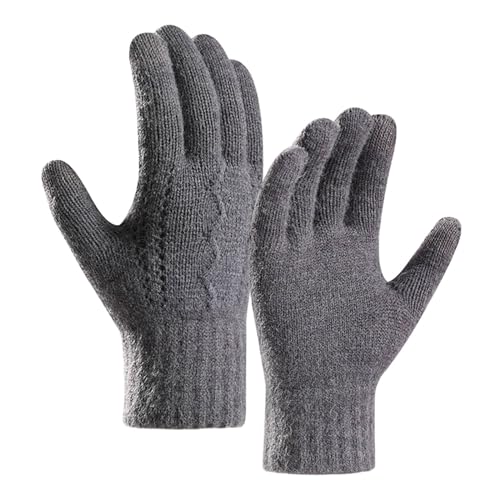 Handschuhe Herren, Fahrradhandschuhe Herren, Winter Winterhandschuhe mit Touchfunktion Motorradhandschuhe Winddicht Sporthandschuhe Warme Unisex Gloves rutschfest Sandhandschuhe Angelhandschuhe von Generisch