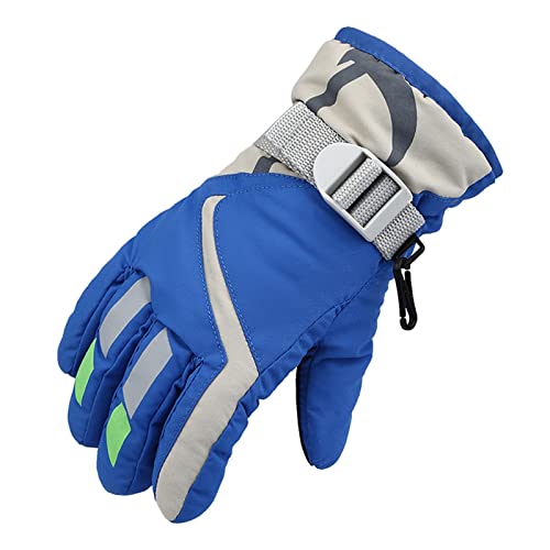 Handschuhe Kinder Winter Wasserdicht, Skihandschuhe Kinder Verdickt Wasserdicht Handschuhe - Winter Junge Mädchen Fleece Fahrradhandschuhe Thermo Kinderhandschuhe Für Outdoor Sport Fahrrad Mädch von Generisch