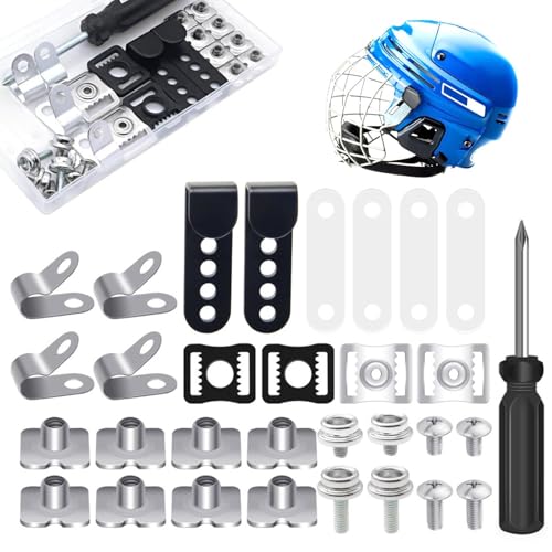 Hardware-Kit Für Softball-Schutzhelme, Ersatzteile Für Hockey-Schutzhelme - Fußball-Schutzhelm-Hardware-Kit - 31X Verschleißfeste Wartungswerkzeuge Für Baseball, Softball von Generisch