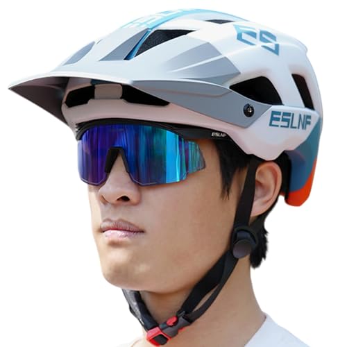 Helme | Fahrrad-Kopfbedeckung mit abnehmbarer Krempe | Fahrradhelme atmungsaktiv, stoßdämpfend; Ausrüstung für Radfahren, Berg, Straße von Generisch