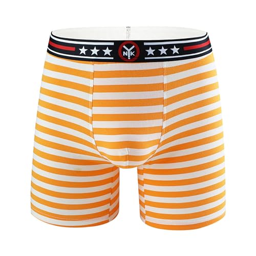 Herren Unterhosen, Unterhosen Herren Baumwolle Boxershorts - Retroshorts Stretch Sport Männer Unterwäsche Weit Superweich Elastischer Bund Atmungsaktiv Passform-Boxer von Generisch