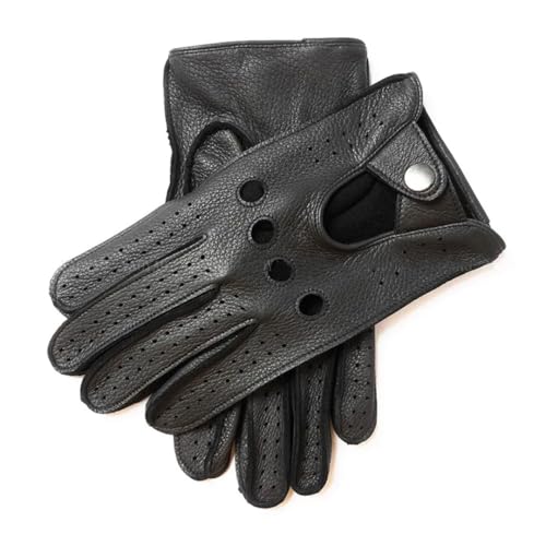 Hirschleder-Handschuhe für Herren, echtes Leder, Fahrrad-Handschuhe von Generisch
