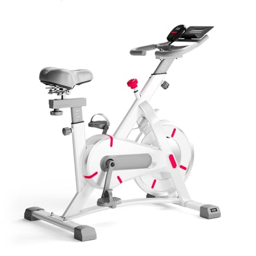 Indoor-Fitnessfahrrad, stationäres Fahrrad,Ruhiges Zuhause, ruhiger Trainingszyklus - Spin Cycle mit Pad-Halterung, bequemer Sitzkissen-Heimtrainer für Erwachsene, Teenager, Frauen, Männer von Generisch