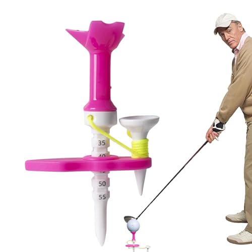 Indoor-Golf-Tees, Magnetisches Golf-Tee, Höhenverstellbare Golfmatten-Tees, Golf-Tee mit Magnet, 85 mm langes Golf-Tee, Trainings-Übungsgerät für Golfer, Männer, Frauen von Generisch