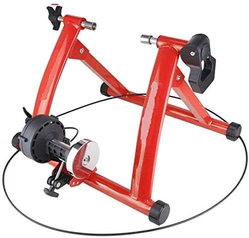 Indoor-Heimtrainer, Ständer, Fahrradrollentrainer, faltbarer Turbo-Trainer, Fahrradständer, Heimtraining, 6-Gang-Fahrradtrainer mit magnetischem Widerstand, Rennradtrainer, Fahrradtrainer von Generisch