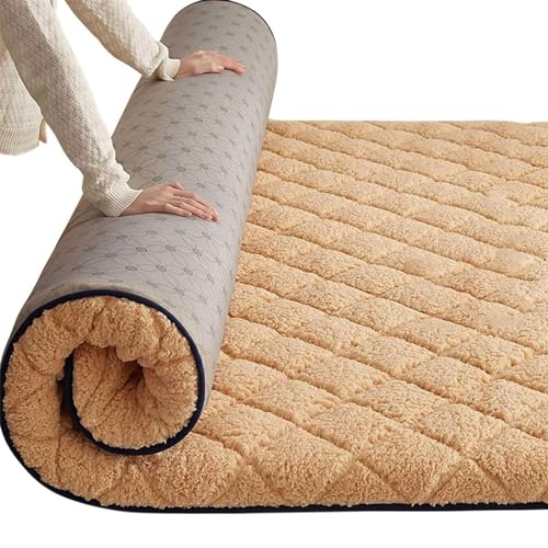 Japanische Bodenmatratze, Tatami-Matte, volle Größe, dicke Futon-Matratze, tragbar, faltbar, weiche Bodenmatratze für Zuhause, Camping, Couch, japanischer Stil von Generisch