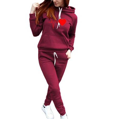 Jogginganzug Damen Set : Jogginganzug Frauen Tracksuit Uni Colour Sportanzug Fitness Basics Trainingsanzug Frauen Sportanzug Freizeitanzug Baumwolle Jogginganzug Lang Fitnessanzug Mit Taschen von Generisch