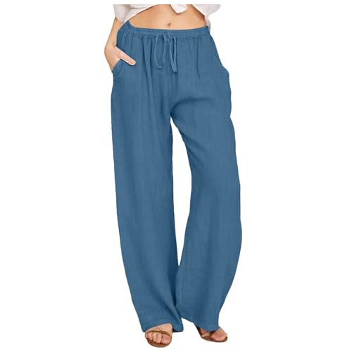 Jogginghose Baggy, Trainingshose Damen Lang, Damen Jogginghose Sport Hosen Yoga Pants Y2k Hose Baumwolle Open Leg Jogger Fitnesshose Leichte Baggy Mädchen Sweatpants Trainingshose Lang Sporthose Graue von Generisch