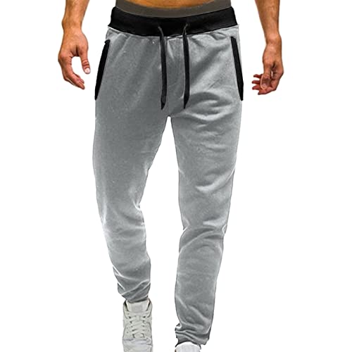 Jogginghose Herren Mode Freizeit Sporthose Trainingshose Herren Lang Winter Sweathose Freizeithose Herren Sweatpants Grau XXL Jogginghose Herren Mode Freizeit Sporthose Trainingshose Herren Lang Winter Sweathose Freizeithose Herren Sweatpants Grau XXL von Generisch