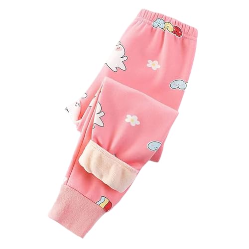 Jogginghose Kinder Jungen Thermohose Thermo Leggings Gefütterte Hose mädchen Leggings Winterhose Kuschel Elastische Taille Sporthose Warme Winter Bequem Softshell Hosen für 1-9 Jahre von Generisch