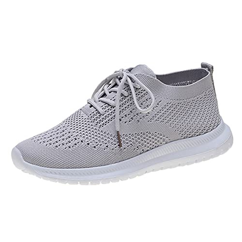 Joggingschuhe Damen, Turnschuhe Damen Leichte Sportschuhe - Stoff Barfußschuhe rutschfest Wasserfest Fitness Barfuss Schuhe Atmungsaktive Atmungsaktiv Fitnessschuhe Straßenlaufschuhe Weich Shoes von Generisch