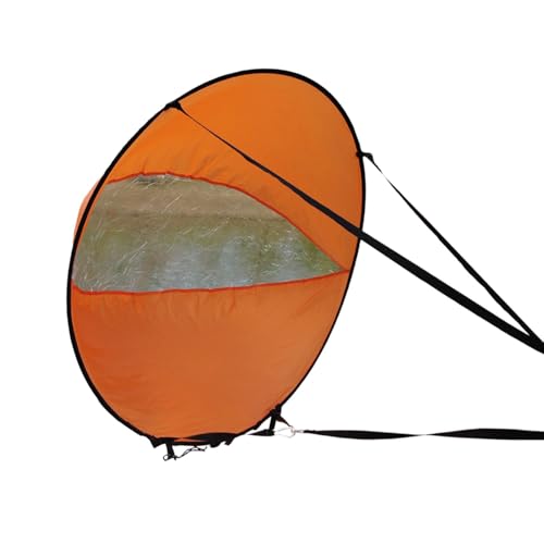 Kajak-Windsegel, Windsegel für Paddle-Board | Klares Fenster, Windsurf-Segel, Kajak-Zubehör - Tragbares Paddle Board Shade Kajak Windpaddel für Kanu Schlauchboot Yacht von Generisch