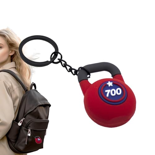 Kettlebell-Schlüsselanhänger, Kettlebell-Schlüsselanhänger für Fitnessstudio | Kettlebell-Hantel-Schlüsselanhänger - PVC kreativer Anhänger Rucksack Charm Anhänger, Simulation Schlüsselanhänger kreati Kettlebell-Schlüsselanhänger, Kettlebell-Schlüsselanhänger für Fitnessstudio | Kettlebell-Hantel-Schlüsselanhänger - PVC kreativer Anhänger Rucksack Charm Anhänger, Simulation Schlüsselanhänger kreati von Generisch