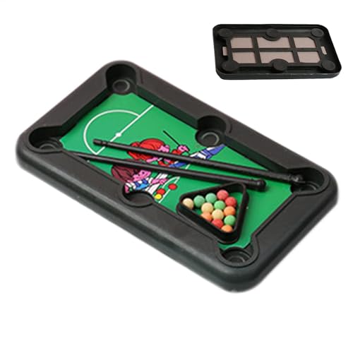 Kinder-Billardtischplatte – Billardtisch-Spielzeug für Kinder, interaktives Billardspiel | Kleines Tisch-Billard-Set, Mini-Billardtisch für Familienspaß, tragbares Billardspiel, Tischspielzeug für Kin von Generisch