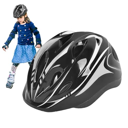 Kinder-Fahrrad-Schutzhelm,-Fahrrad-Schutzhelm,Robuster, belüfteter Kinder-Schutzhelm für Fahrräder - Multifunktionaler Kopfschutz mit verstellbarem Riemen, Fahrradzubehör für Kinder von 5–10 Jahren von Generisch