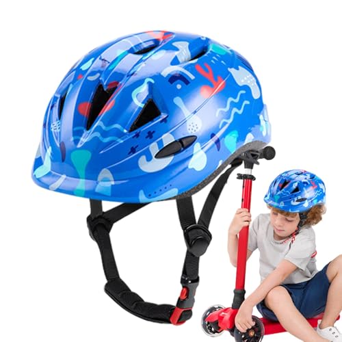 Kinder-Fahrrad-Schutzhelm, niedlicher Fahrrad-Schutzhelm,Stoßdämpfender, Verstellbarer Schutzhelm - Leichter Schutzhelm für Kinder, tragbare Schutzausrüstung für Skateboards von Generisch