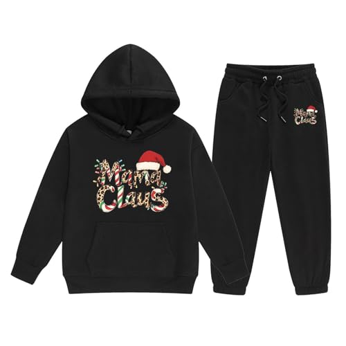 Kinder Mädchen Jogginganzug Sportswear Jogginganzug Mädchen, Trainingsanzug Mädchen Velour Zweiteiler Outfit 2-13 Jahre，Weihnachts Black Friday Angebote von Generisch