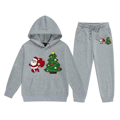 Kinder Mädchen Trainingsanzug Jogginganzug Sportanzug 2tlg Jogging Anzug Bekleidungsset Freizeitanzug Outfit-Set(Sweatshirt + Sweathose) ，Weihnachts Black Friday 2024 von Generisch