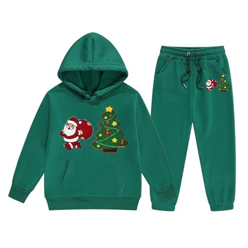 Kinder Mädchen Trainingsanzug Jogginganzug Sportanzug 2tlg Jogging Anzug Bekleidungsset Freizeitanzug Outfit-Set(Sweatshirt + Sweathose) ，Weihnachts Cyber Monday 2024 von Generisch