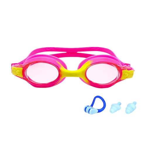 Kinder-Schwimmbrille, Antibeschlag-Schwimmbrille für Kinder | Kleinkindbrille Kinderbrille mit ergonomischem Design | Schwimmbrille mit verstellbarem Riemen, Nasenklammer, Schwimmbrille für Kinder im von Generisch