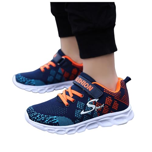 Kinder Turnschuhe Unisex Kinder Bequeme Tennisschuhe Outdoor Sport Straßenlaufschuhe Unisex Mesh Laufschuhe rutschfest Jungen Mädchen Sportschuhe Dämpfung Ganzjahres Hallenschuhe Turnschuhe von Generisch