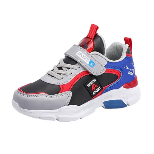 Kinder Turnschuhe Unisex Weich Warm Kinderschuhe rutschfest Klassisch Leichte Fitnessschuhe Ganzjahres Outdoor Klettverschluss Dicker Boden Vielseitig Bequeme Sneaker Freizeit Walkingschuhe von Generisch