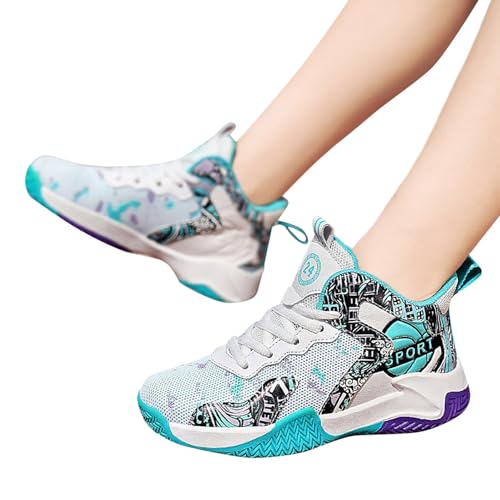 Kinderschuhe Jungen Mädchen Bequeme Ganzjahres Straßenlaufschuhe Dämpfung Leicht Tennisschuhe Unisex Atmungsaktiv Sneaker Kinder Outdoor Wanderschuhe Sport Freizeit Hallenschuhe Sportschuhe von Generisch