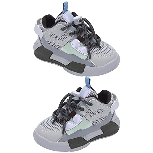 Kinderschuhe Jungen Mädchen Freizeit rutschfest Sportschuhe Bequeme Ganzjahres Wanderschuhe Mesh Atmungsaktiv Hallenschuhe Kinder Outdoor Sneaker Jungen Mädchen Unisex Barfußschuhe Tennisschuhe von Generisch