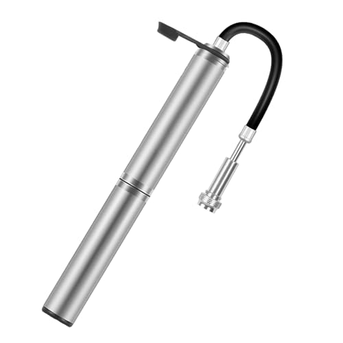 Kleine Fahrradpumpe, Fahrradpumpe | 160PSI Handpumpe aus Aluminiumlegierung für Fahrräder, Hochdruck-Reifenpumpe,Inflatorpumpe, tragbare Mehrzweck-Fahrradpumpe für Rennräder von Generisch