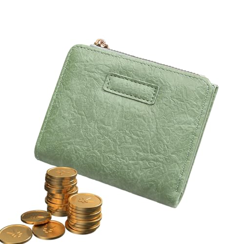 Kleine Geldbörse für Damen, kompakte Geldbörse für Damen, Multi-Card-Wallet-Hülle Bifold-Reißverschluss-Taschen-Geldbörse, Bifold-Kartenetui, Portemonnaie-Clutch-Organizer, Kartenportemonnaies für Dam von Generisch