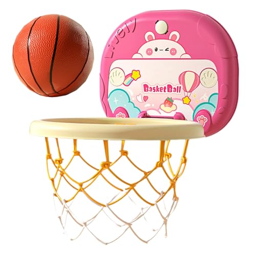 Kleinkind-Basketballkorb, Kleinkind-Basketballtor-Spielzeug - Höhenverstellbare Basketballkörbe und -tore,Active Fun Silent Toy Basketball-Produkte von Generisch