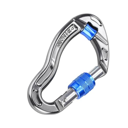 Kletter-Karabiner, Verriegelungs-Karabiner, Kletterausrüstungs-Clips, robuste Sicherheitskarabiner, Aluminium-Legierung, Karabinerhaken, Kletter-Clips für Klettern von Generisch