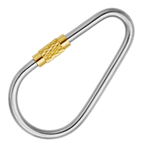 Kletterkarabiner – Hochleistungskarabiner, Outdoor-Sportzubehör | 1,93-Zoll-Karabiner zum Klettern, Camping, Abseilen, Bergsteigen, Hängematte, langlebiger Karabiner für Outdoor-Aktivitäten von Generisch