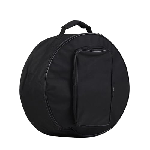 Kompakte Trommeltasche Side Drum Bag Drum Bag Tamburin Bag Rucksack mit Schultergurt Außentaschen Percussion Instruments Zubehör RgW750 (Schwarz, Einheitsgröße) von Generisch