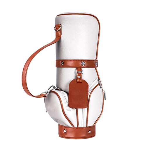 Kompakter Golfballträger, Leder-Golfballhalter, leichte Golfballtaschen, multifunktionale kleine Balltasche, Golfballtasche für Golfbälle, Schläger, Handschuhe, Golfliebhaber von Generisch