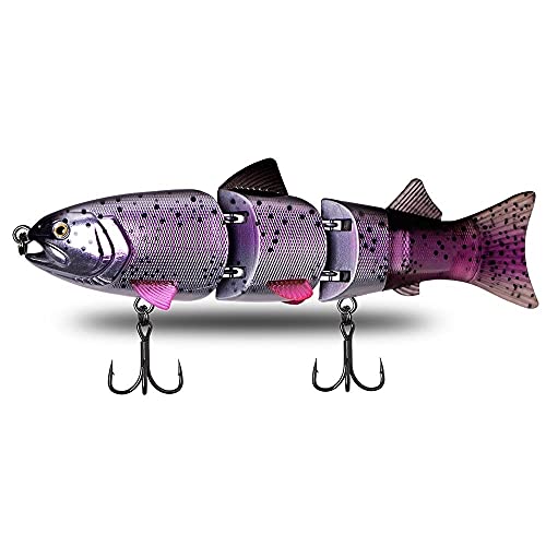 Künstliche langsame Sinkende Fischereiköder Swimbait 215mm 155g Gelenk CF Lure Hard Köder Big Bass für Pike Musky Wobbler Barsch(Color 15 SS14) von Generisch