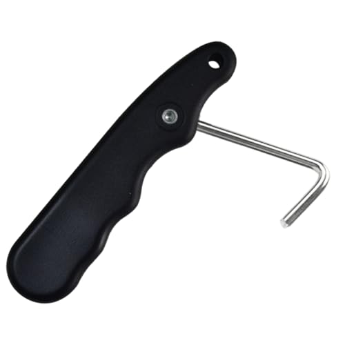 Lace Puller - Hockey Skate Tightener | Shoe Lace Puller | Portable Lace Puller Stainless Steel Ice Skate Tool, Anti-Slip Handle Ice Roller Accessories, Figure-Skates Skating Tool - Skating Tool von Generisch