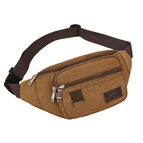 Laufgürtel, Hüfttasche für Damen, Outdoor-Sport, Damen, Herren und Tasche, Hüfttasche, Läufer, Trinkgürtel, Hüfttasche für Damen, Braun, 33 x 5 x 14 cm von Generisch