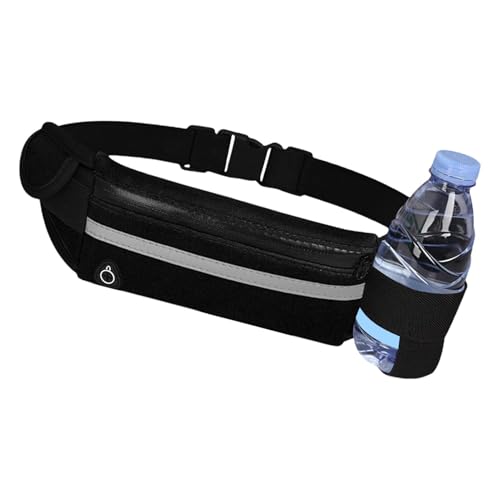 Laufgürteltaschen, Gürteltasche Zum Laufen - Jogging-Taschengürtel,Wasserdichter Reisegeld-Handyhalter Mit Trinkflaschenhalter Für -Reisen Und Spaziergänge von Generisch