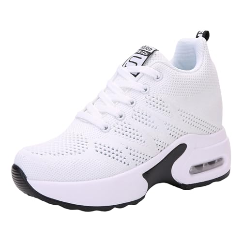 Laufschuhe Damen Atmungsaktiv Schuhe Weicher Boden-Luftpolster Turnschuhe, Freizeit Sportschuhe Orthopädische Schuhe rutschfeste Leichtgewichts Sneaker Turnschuhe Joggingschuhe von Generisch