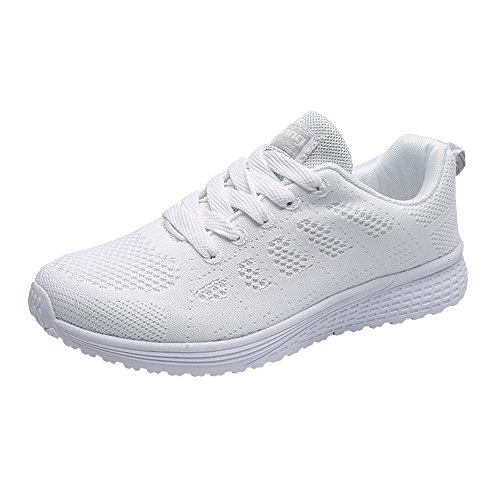 Laufschuhe Damen Sportschuhe Turnschuhe Atmungsaktive Fitnessschuhe Straßenlaufschuhe Sneaker Schuhe White 39 Laufschuhe Damen Sportschuhe Turnschuhe Atmungsaktive Fitnessschuhe Straßenlaufschuhe Sneaker Schuhe White 39 von Generisch