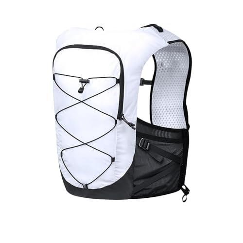 Laufweste Rucksack – Nylon Outdoor Sports Trail | Racing Wandern Fitness Tasche Laufrucksack für Sportweg Trinkweste Pack Trinkrucksack Funktionelle Laufweste zum Laufen, Radfahren von Generisch