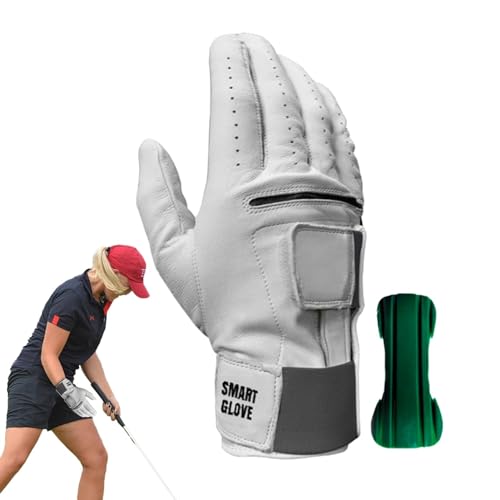 Leder-Golfhandschuhe | Leder-Golfhandschuhe | Golfhandschuhe zum Üben | maschinenwaschbare Golfhandschuhe, Golfhandschuhe Enthusiasten, Golfhandschuhe Profis, Leder-Golfhandschuhe Herren, von Generisch