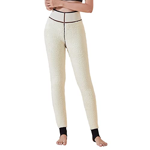 Leggings Damen Winter, Tagesangebote Heute, Thermoleggings Damen Leggings Lang Thermo - Gefüttert Große Größen Laufhose Thermohose Herbst Winter Blickdicht Pullover von Generisch