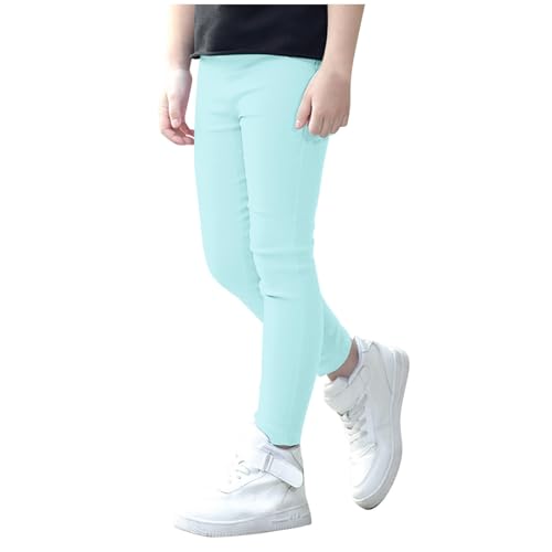 Leggins-Mädchen-134/140, Sportleggings Mädchen Lang Thermo Sporthose Warme Sport Leggings Jogginghose Winter Turnhose Thermoleggings Lang Gymnastikhose für 1-13 Jahre von Generisch