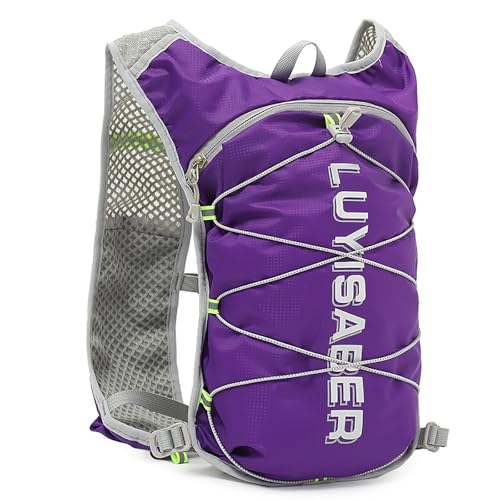 # Leichter, feuchtigkeitsspendender Rucksack zum Wandern, Radfahren, Laufen, MarathonHumidor-Tasche für Damen und Herren (Violett, A) von Generisch