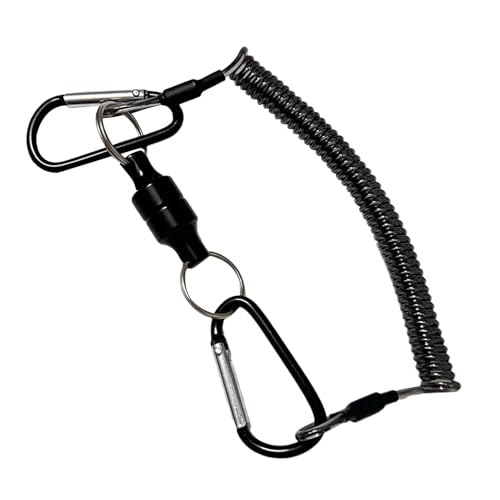 Leichter Karabiner für Rucksacktouren, Bergsteigerschnalle | Gepäckbefestigungsschnallenclip | Spulendesign-Angelwerkzeug, sicherer Clip, leistungsstarker Magnet für Reisen von Generisch